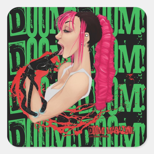 MACHEN! Magazine "Z" Grüne Aufkleber (Vorderseite)