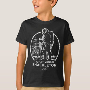 Machen Shackleton Leadership Energy Manager Retro T-Shirt