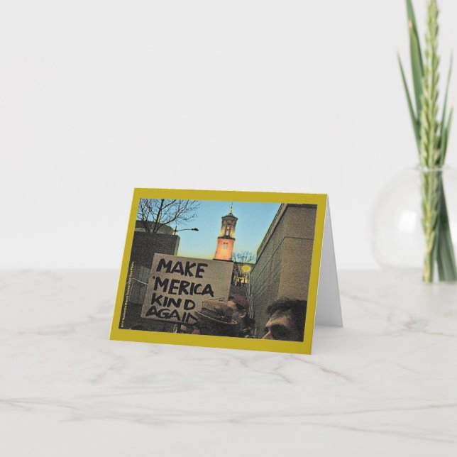 Machen Sie Amerika-Arten-wieder Nashville-März Karte (Vorderseite)