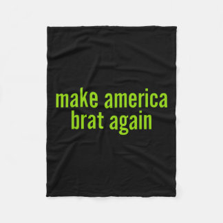 Machen Sie Amerika Brat wieder Kamala 2024 Trump P Fleecedecke
