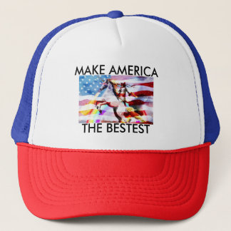 Machen Sie Amerika das Bestest Truckerkappe