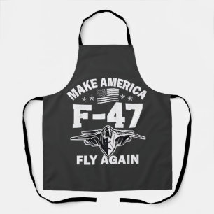 Machen Sie Amerika F-47 Fly wieder 4. Juli Schürze