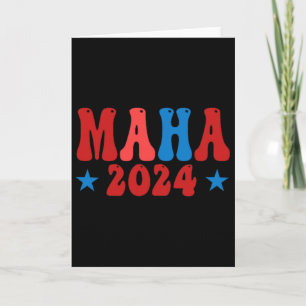 Machen Sie Amerika Gesund Maha Pro-Trump 2024 Kons Karte