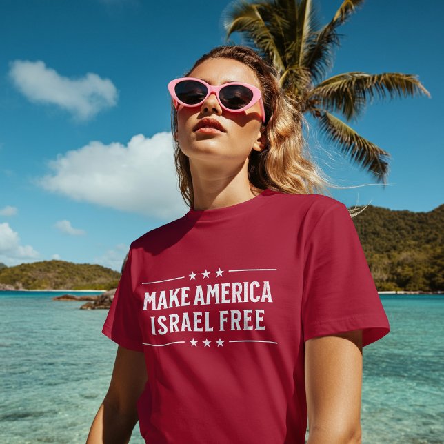 Machen Sie Amerika Israel wieder frei T-Shirt (Make America Israel Free)