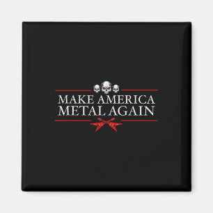 Machen Sie Amerika Metal wieder Trump Rock Heavy M Magnet