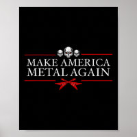 Machen Sie Amerika Metal wieder Trump Rock Heavy M
