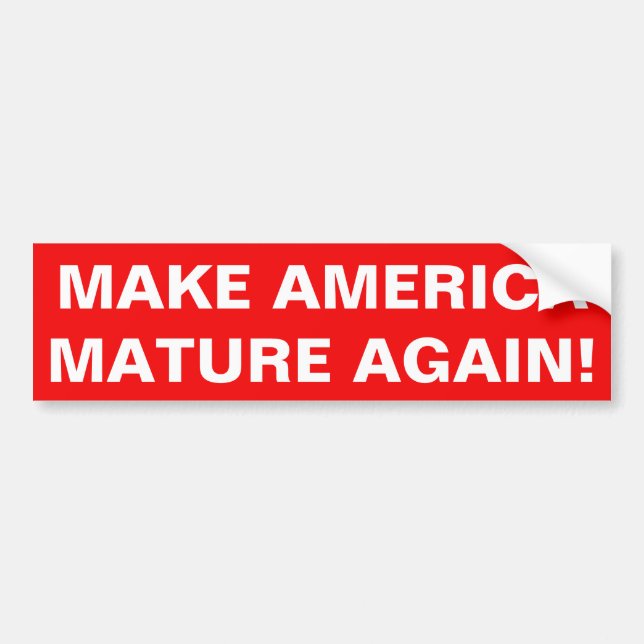 MACHEN SIE AMERIKA REIF WIEDER! AUTOAUFKLEBER (Vorne)