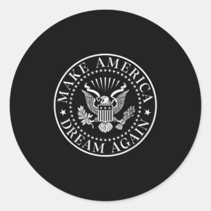 Machen Sie Amerika Traum wieder 4. Juli 1776 USA I Runder Aufkleber