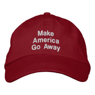 Machen Sie Amerika weg Bestickte Baseballkappe