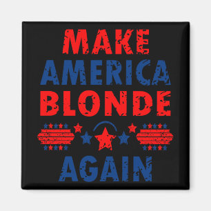 Machen Sie Amerika wieder Blonde Trump 2025 Funny Magnet