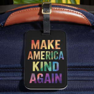 Machen Sie Amerika wieder fit mit Rainbow LGBTQ Ga Gepäckanhänger