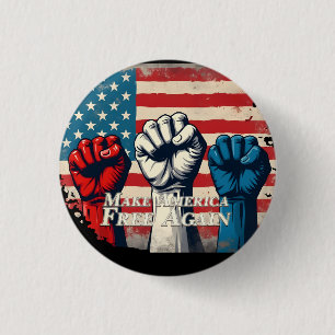Machen Sie Amerika wieder frei von Kunstwerken Button