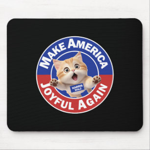 Machen Sie Amerika wieder glücklich Harris Wall 20 Mousepad