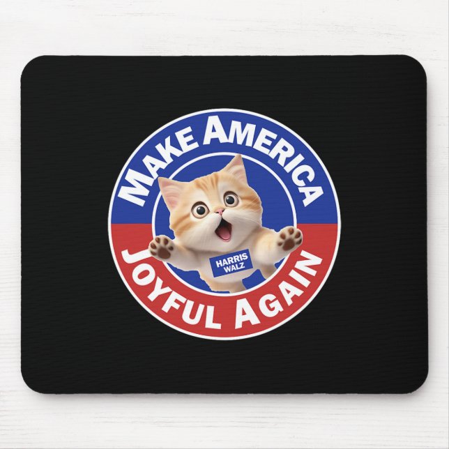 Machen Sie Amerika wieder glücklich Harris Wall 20 Mousepad (Vorne)