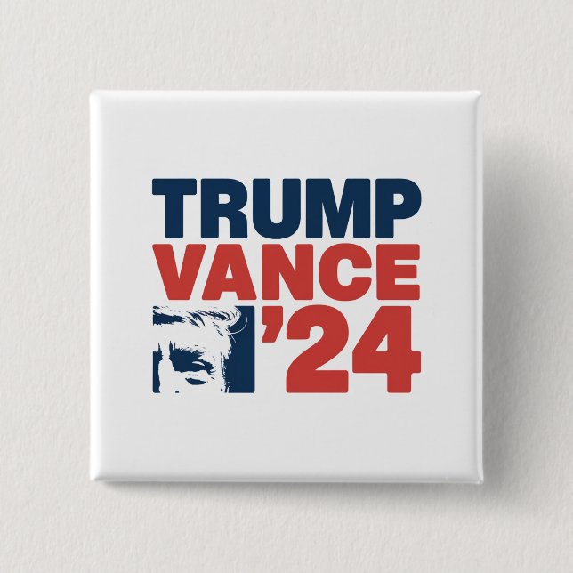 Machen Sie Amerika wieder sicher Trump Vance 2024  Button (Vorderseite)