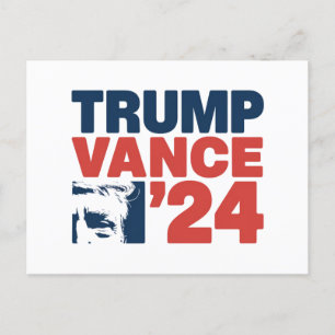 Machen Sie Amerika wieder sicher Trump Vance 2024  Postkarte