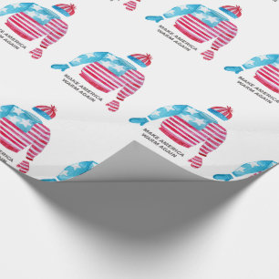 Machen Sie Amerika wieder warm Weihnachtspulli Geschenkpapier