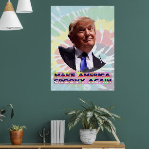 Machen Sie Amerika wieder zu einem Krawatte-Dye-Va Poster