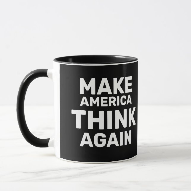 Machen Sie Amerika wieder zum Nachdenken über Bewe Tasse (Links)