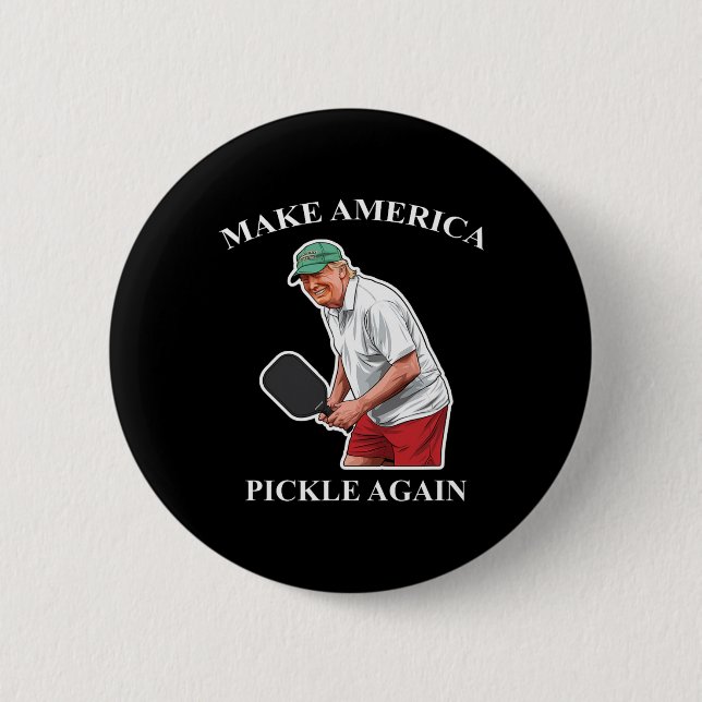 Machen Sie Amerika wieder zum Pickleball Donald Tr Button (Vorderseite)