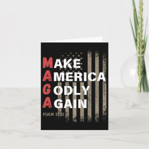Machen Sie Amerika wieder zum Psalm 33 Karte