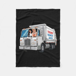 Machen Sie Amerikas Müll wieder groß Trump 2024 Ga Fleecedecke