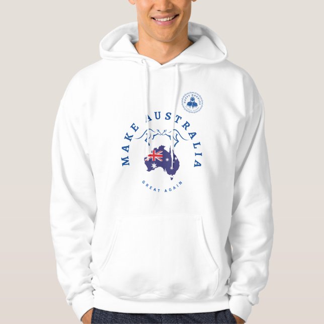 Machen Sie Australien wieder groß Hoodie (Vorderseite)