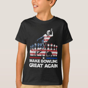 Machen Sie Bowling wieder großartig Trump - US-Fla T-Shirt