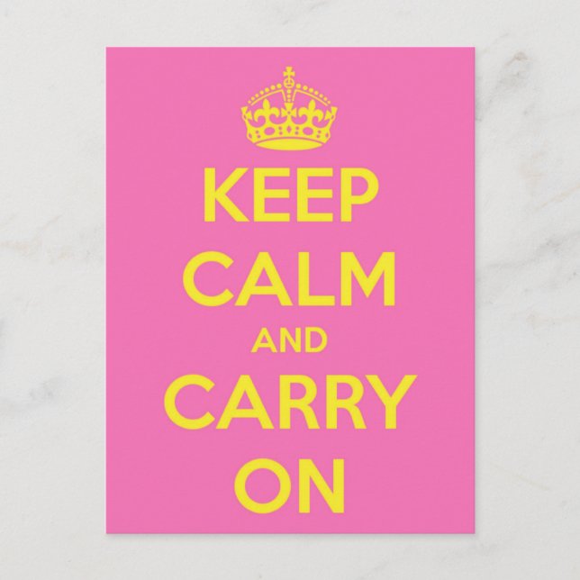 Machen Sie Bubblegum und Sonnenschein weiter Postkarte (Vorderseite)