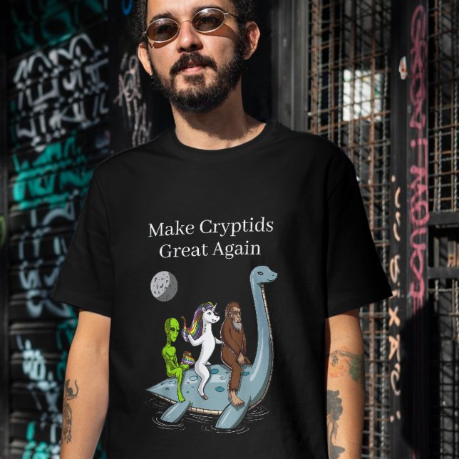 Machen Sie Cryptids wieder groß T-Shirt Alien Unic (Von Creator hochgeladen)