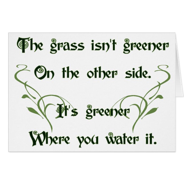 Machen Sie das Gras-Grünere (Vorderseite (Horizontal))