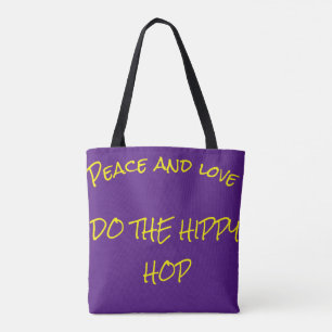 Machen Sie das Hippy Hop lila und lemon Spaß Desig