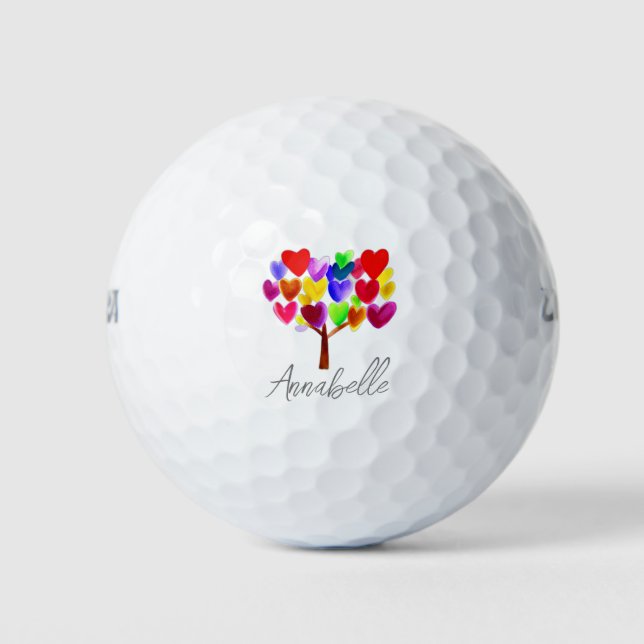 Machen Sie das Kunstwerk Ihres Kindes oder Zeichn  Golfball (Vorderseite)
