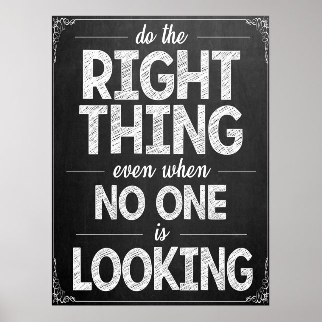 Machen Sie das passende Klassenzimmer-Poster Poster (Vorne)