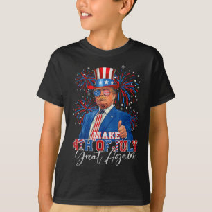 Machen Sie den 4. Juli wieder groß Patriotische Fe T-Shirt