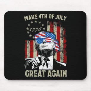 Machen Sie den 4. Juli wieder großartig Trump Männ Mousepad