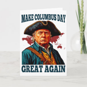 Machen Sie den Columbus-Tag wieder großartig, lust Karte