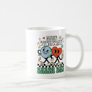 Machen Sie den Niedlichen Tag der Erde Männer Frau Kaffeetasse