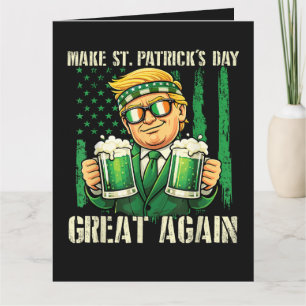 Machen Sie den St. Patrick's Day wieder großartig Dankeskarte