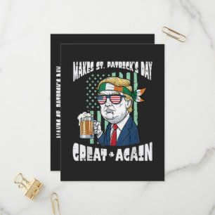 Machen Sie den St. Patrick's Day wieder großartig Einladungspostkarte