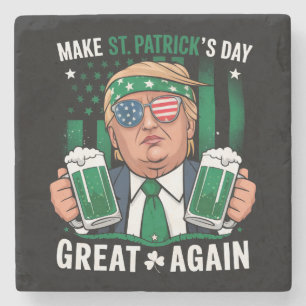 Machen Sie den St. Patrick's Day wieder großartig Steinuntersetzer