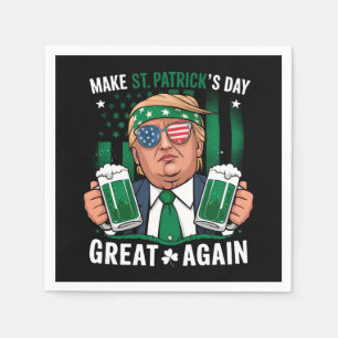 Machen Sie den St. Patrick's Day wieder zum großen Serviette