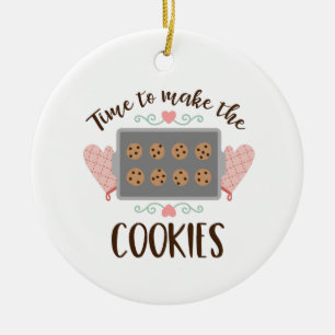 Machen Sie die Cookies Keramik Ornament