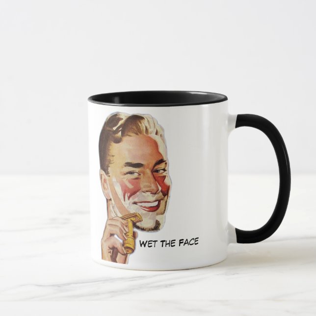 Machen Sie die Gesichts-Tassen nass Tasse (Rechts)