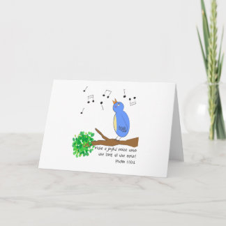 Machen Sie ein fröhliches Geräusch Karte