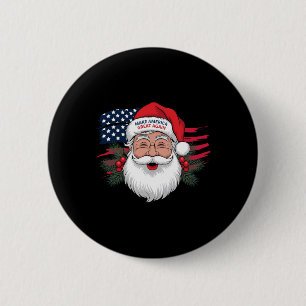 Machen Sie ein Weihnachten wieder großartig Xmas T Button