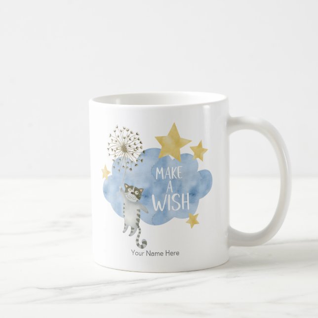 Machen Sie ein Wunschangebot Cat Star Cloud Kinder Kaffeetasse (Rechts)