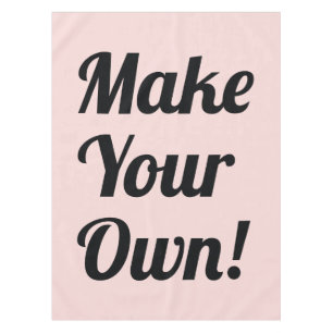 Machen Sie eine gedruckte Gewohnheit Tischdecke