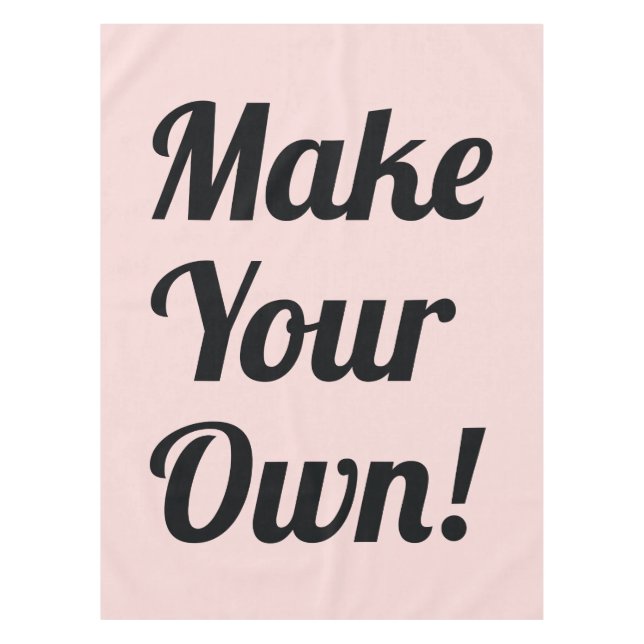 Machen Sie eine gedruckte Gewohnheit Tischdecke (Vorderseite)