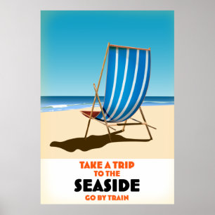 Machen Sie eine Reise ans Meer Poster